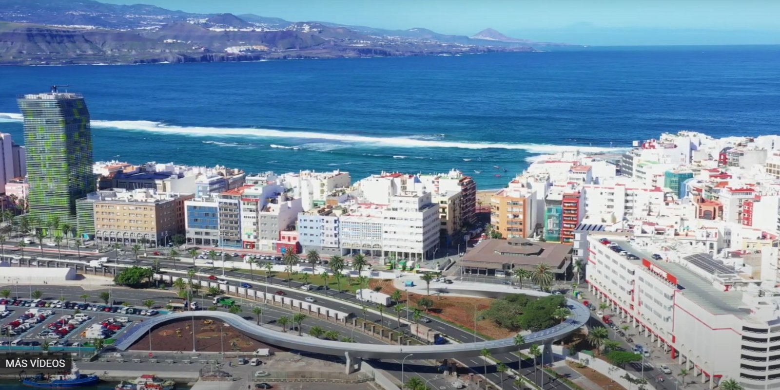 Vista hacia el puerto